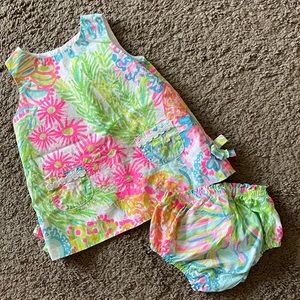 Lilly Pulitzer baby dress & bloomer
